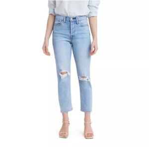 Levi's Women's Wedgie Straight Jeans in Bridge of Bellflower High Rise Sz 28